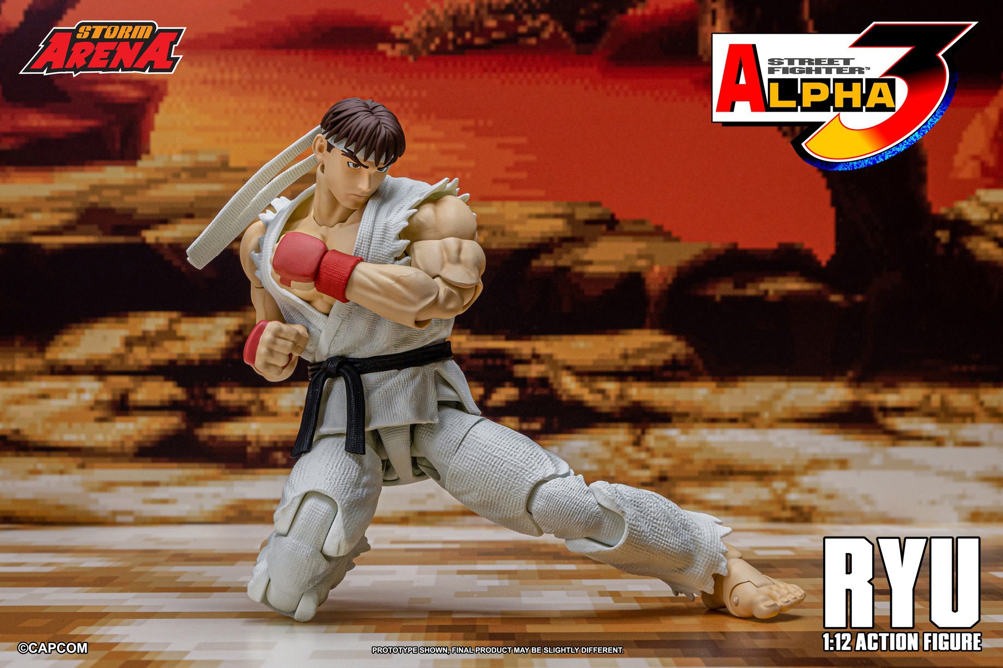 RYU - STREET FIGHTER ALPHA 3 - STORM ARENA - JOBY TOYS