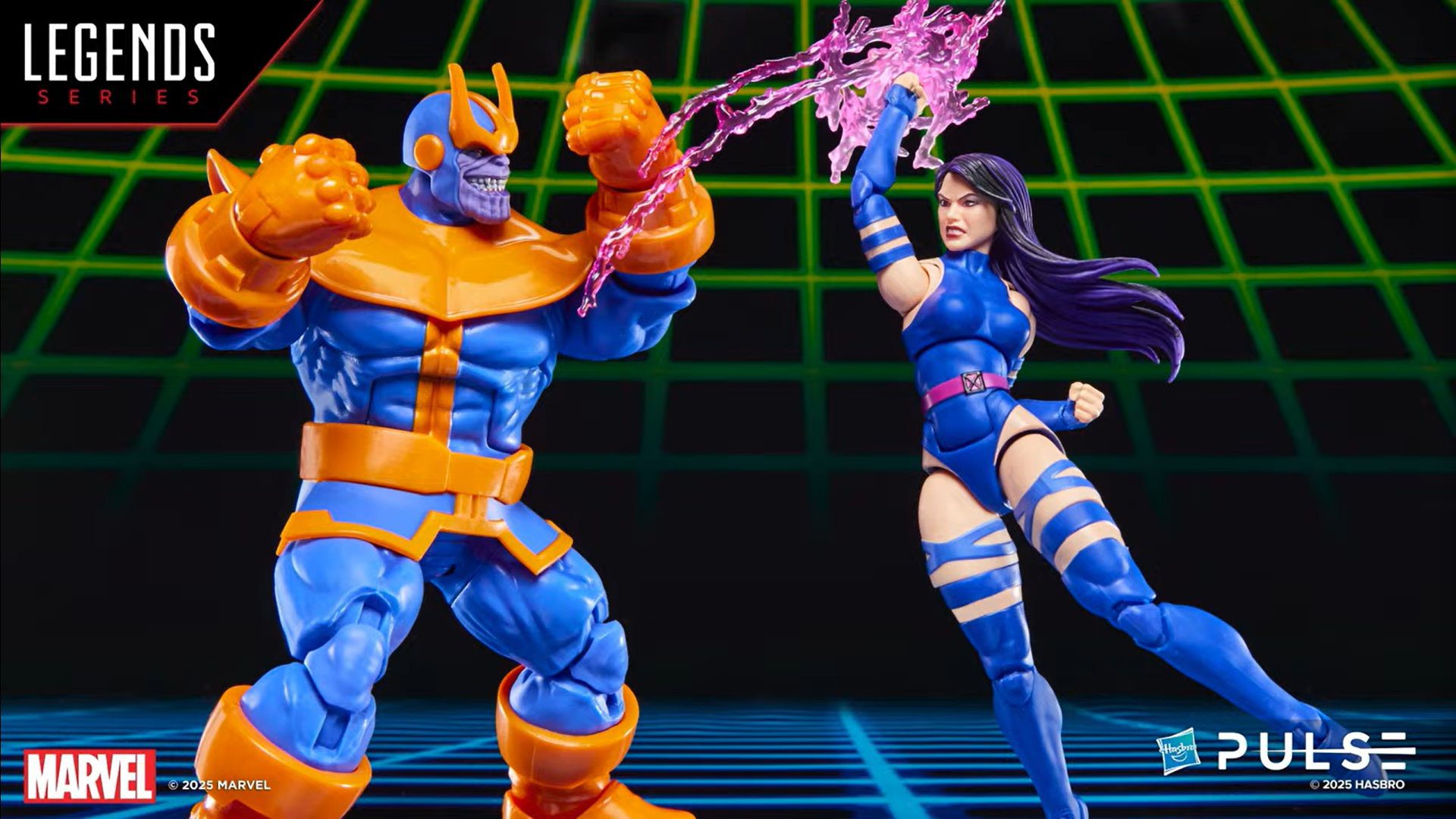 PSYLOCKE VS THANOS - GAMERVERSE - MARVEL LEGENDS (EXCLUSIVE